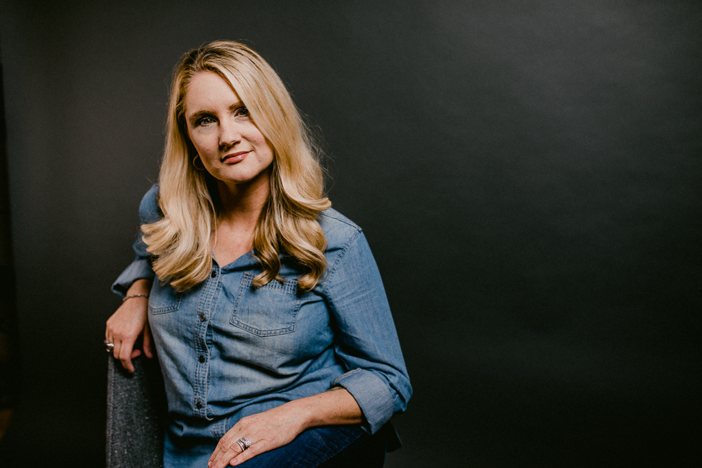 An Indoor Lady - Studio Portrait Photography | Colleen’s “This is 40” - Photo by Erin Holsonback COLLEEN-009-ANINDOORLADY