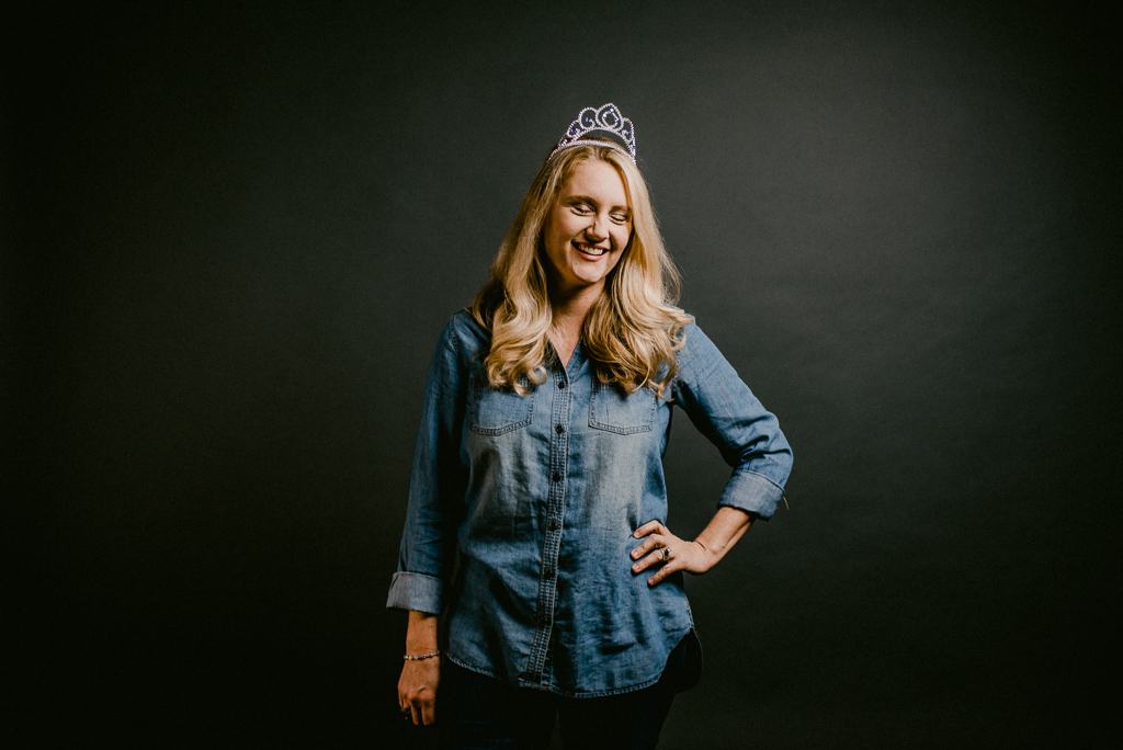 An Indoor Lady - Studio Portrait Photography | Colleen’s “This is 40” - Photo by Erin Holsonback COLLEEN-013-ANINDOORLADY
