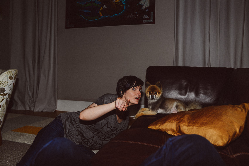 An Indoor Lady - Experimenting with Flash: Remember Photos from the Late 90's? - 20140825-grungetest-05