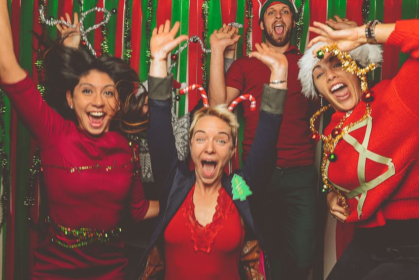 An Indoor Lady - Foundation Communities Holiday Photo Booth - 20141212-holidaybooth-15